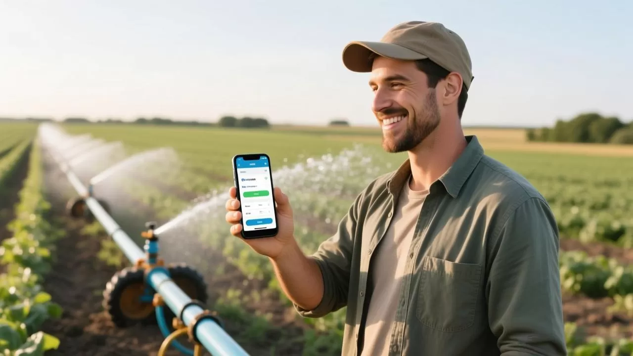 Irrigation system equipment display