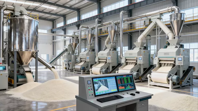 Agricultural processing equipment display 2