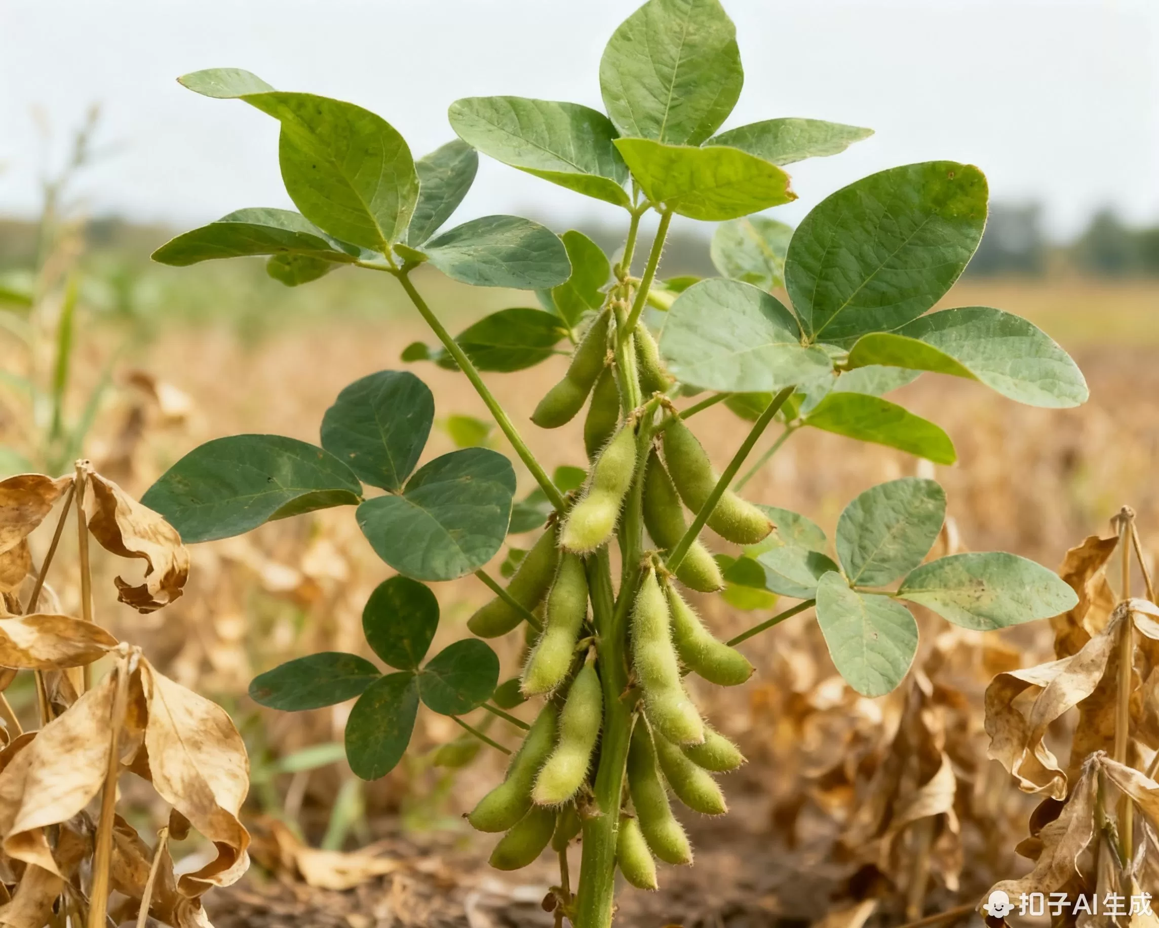 大豆与枯萎杂草.jpg