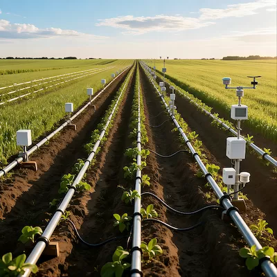Precision water and fertilizer integrated intelligent irrigation system