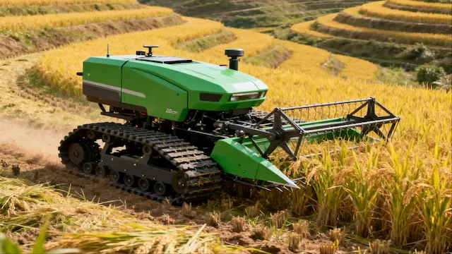 Narrow-track Driverless Machinery Narrow-track driverless agricultural machinery