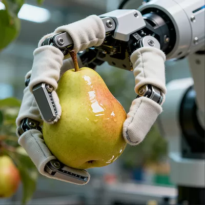 On-site observation and application demonstration of pear dobby picking robot in