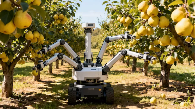 Robot picking operation site