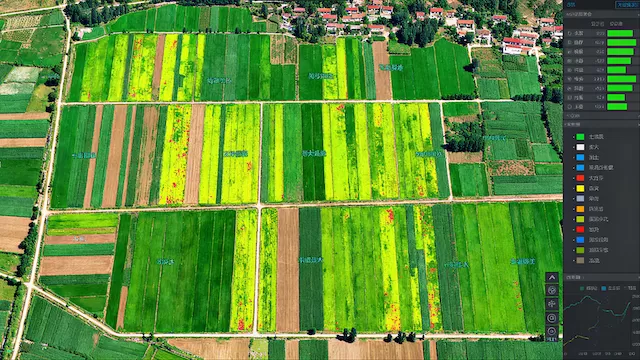 Farmland Remote Sensing Monitoring Map Display