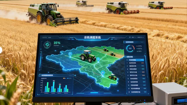 Agricultural Machinery Dispatching System Application Scenario